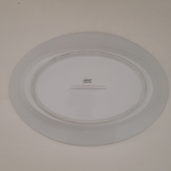 Vintage 90s Floral Serving Dish - Picture 4 of 8